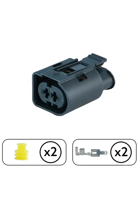 Kostal Enjektör Soketi 2 Pin Kablosuz