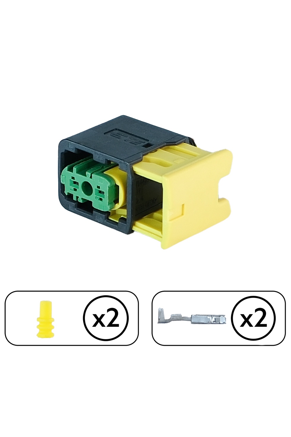 Mercedes-Benz Valf Soketi Yeşil 2 Pin