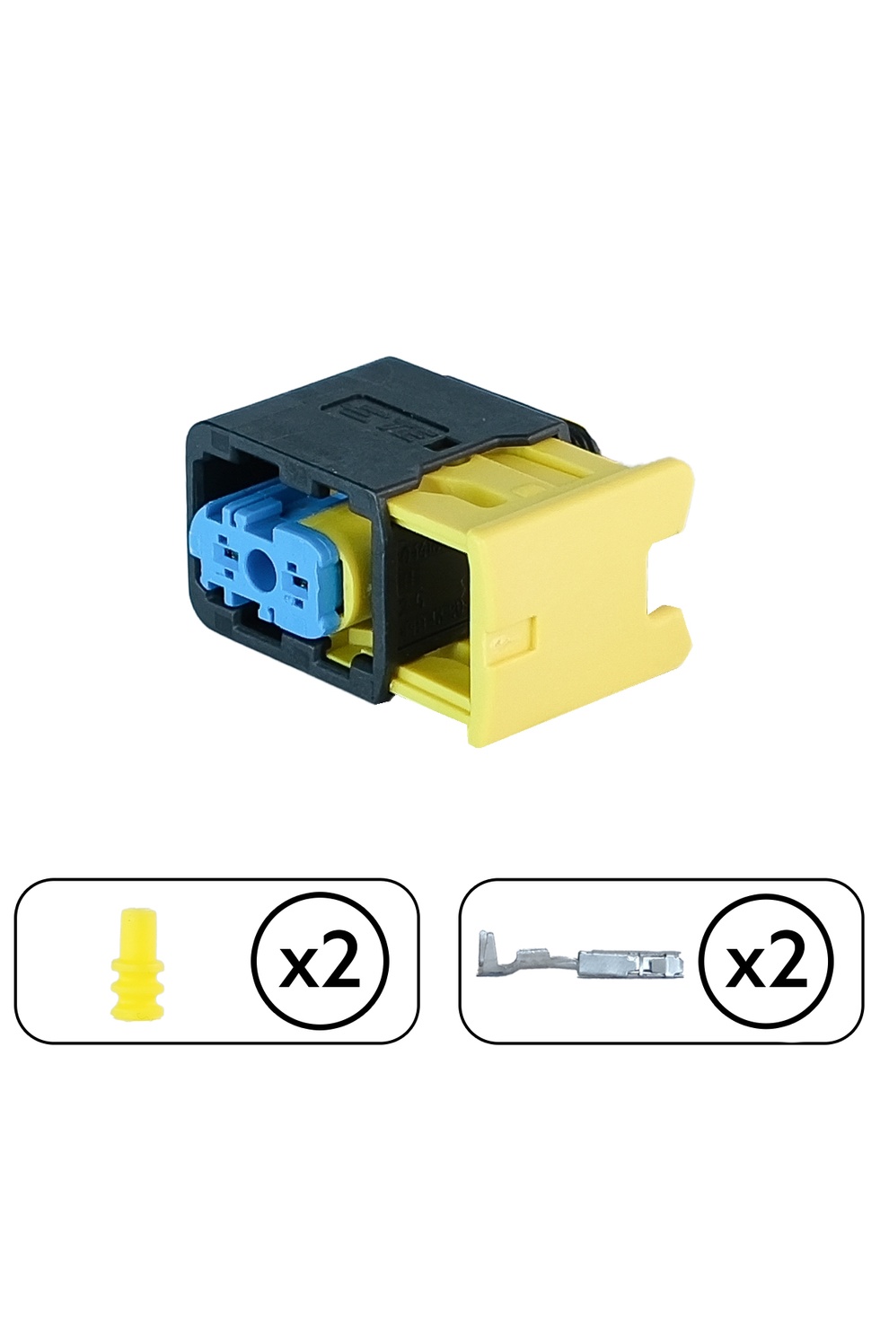 Valf Soketi Mavi 2 Pin