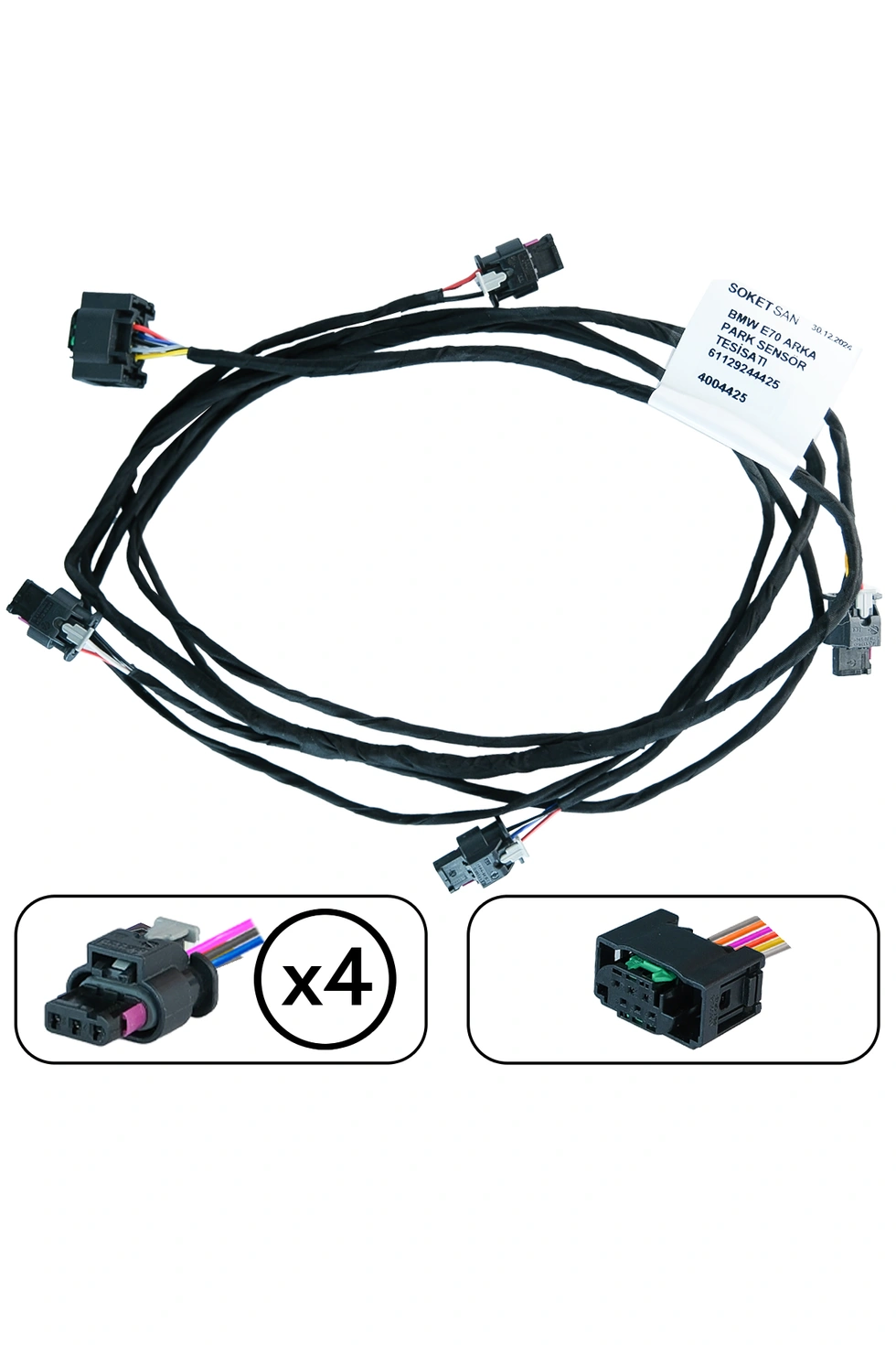 Bmw E70 Arka Park Sensör Tesisatı 61129244425