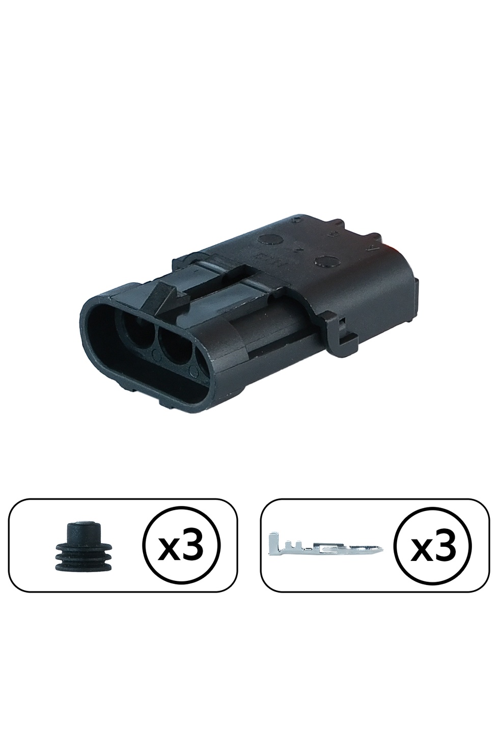 Renault Map Sensör Soketi Dişi 3 Pin
