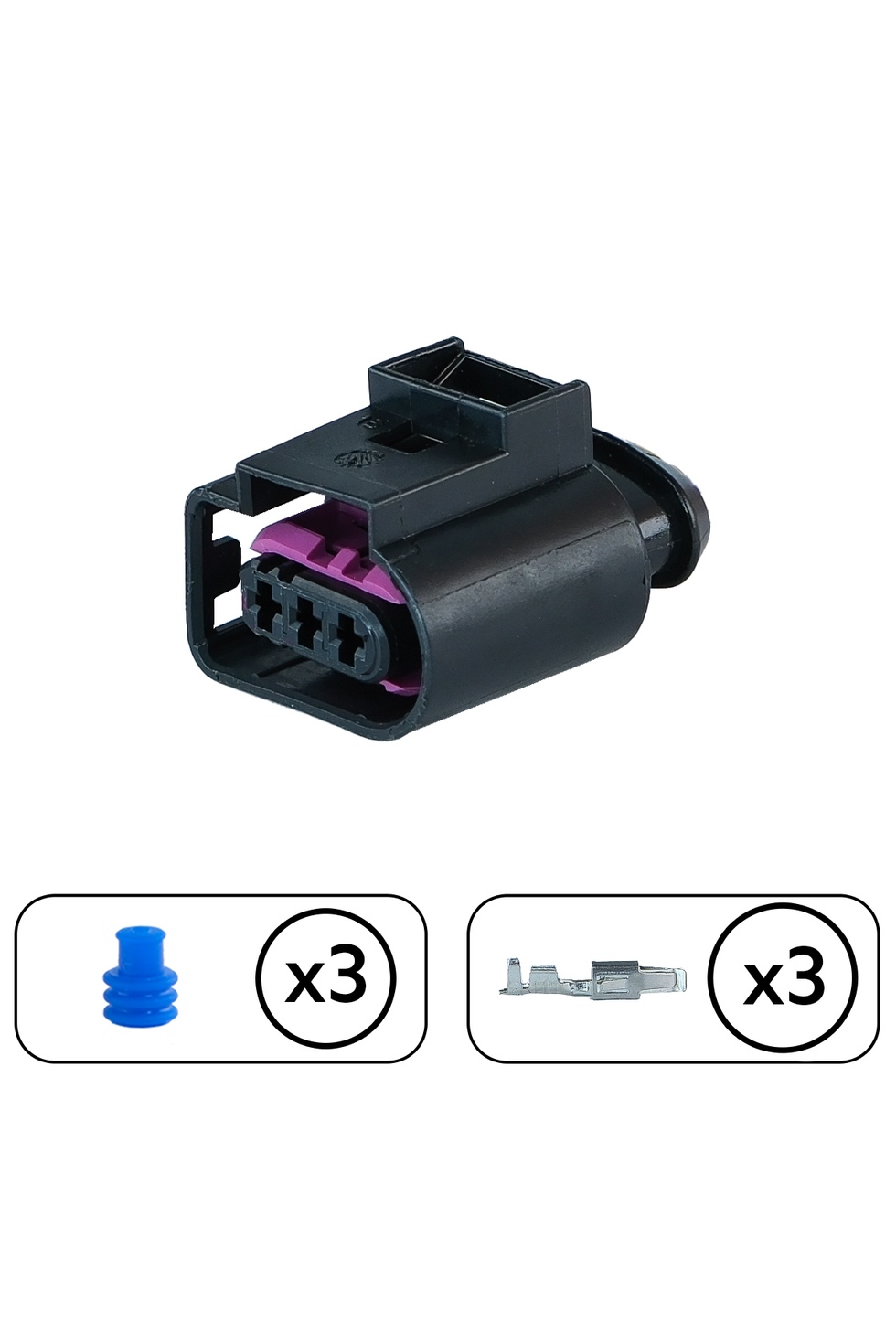 Volkswagen Konnektör 3 Pin