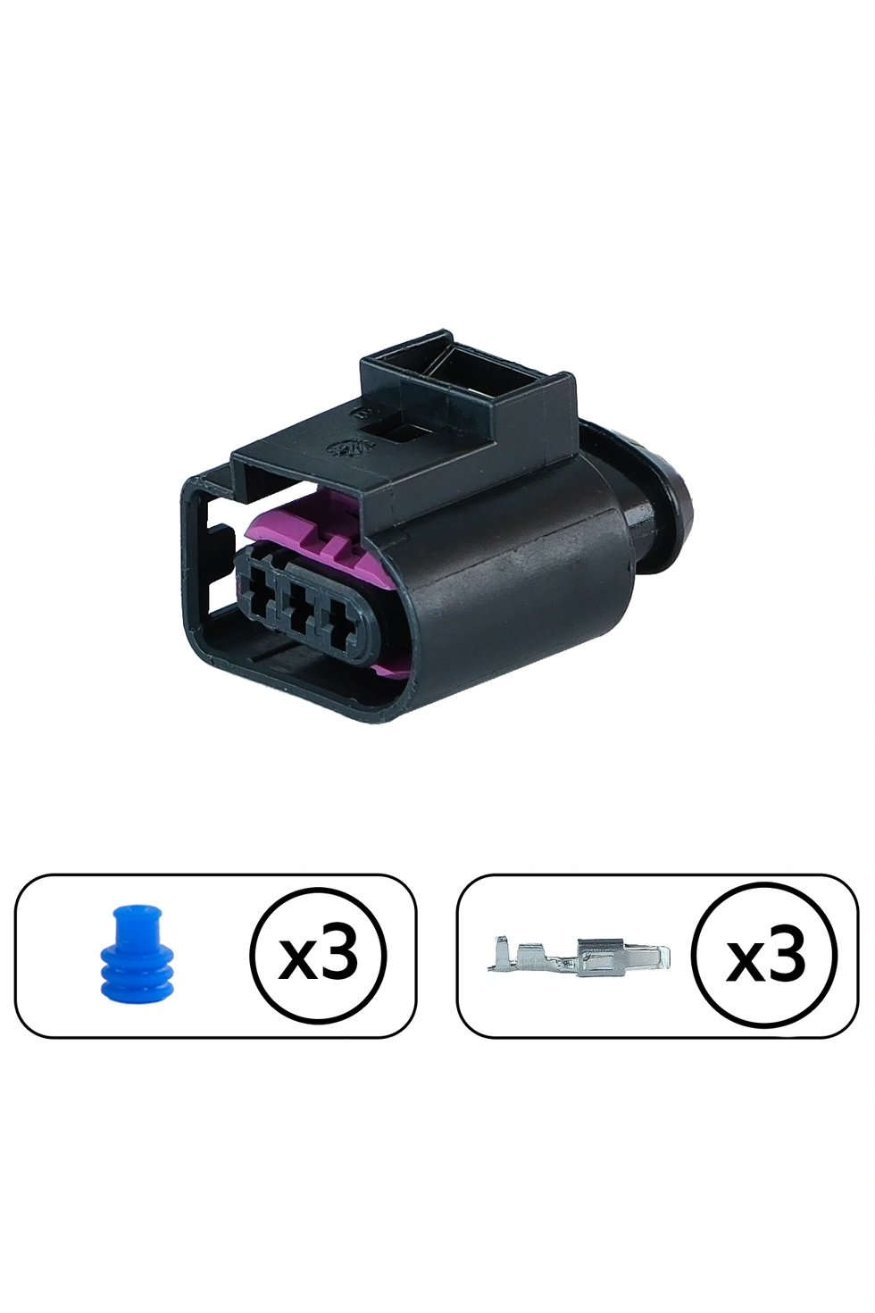 Audi Konnektör 3 Pin
