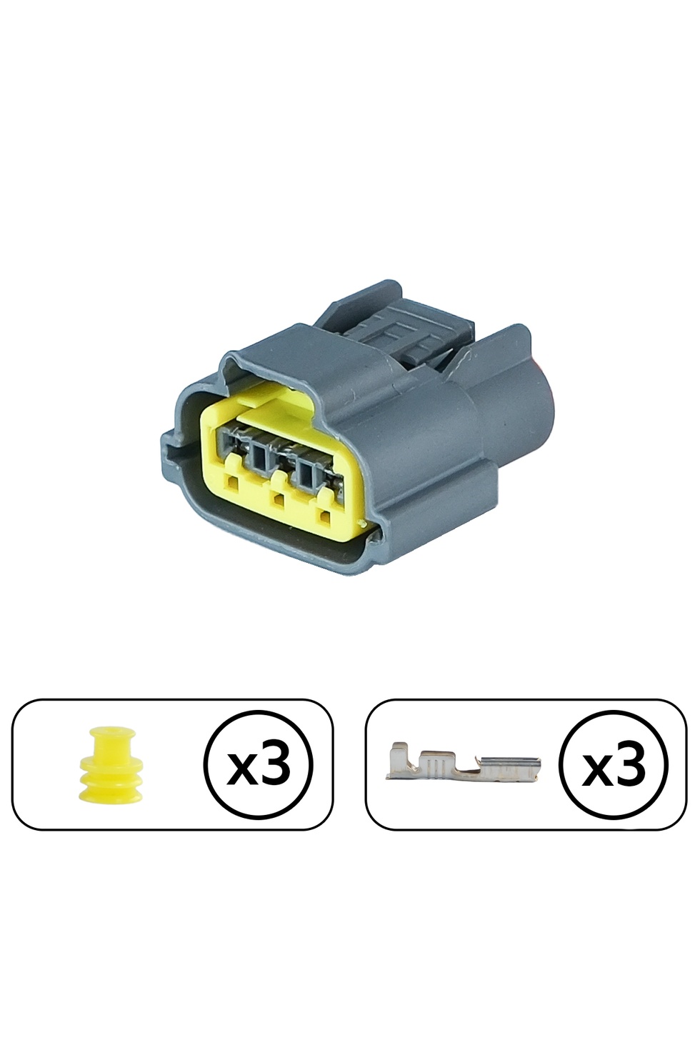 Krank Sensör Soketi 3 Pin Kablosuz