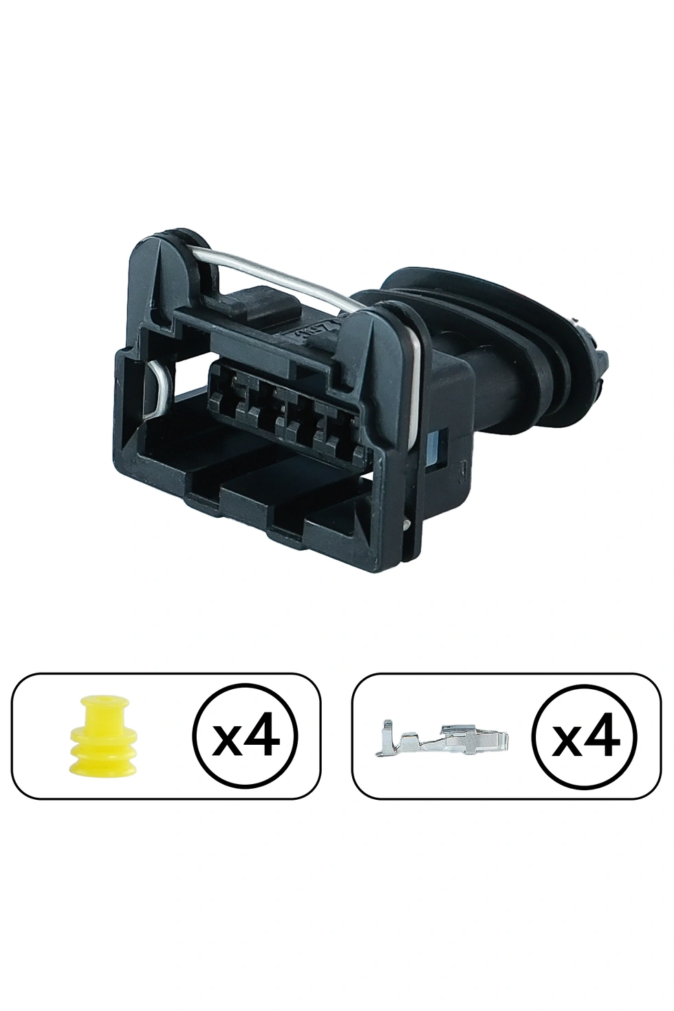 Corsa B Opel Klima Basınç Müşür Soketi 4 Pin