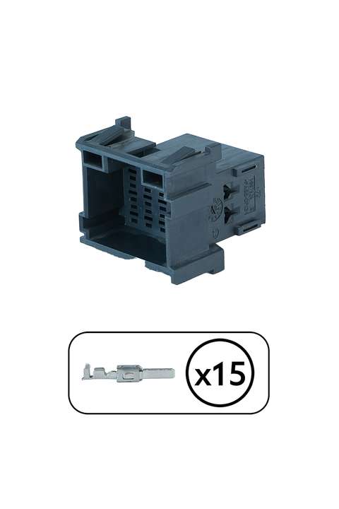 MCP 2.8 Dişi Konnektör 15 Pin Kablosuz