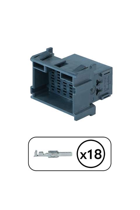 MCP 2.8 Dişi Konnektör 18 Pin Kablosuz
