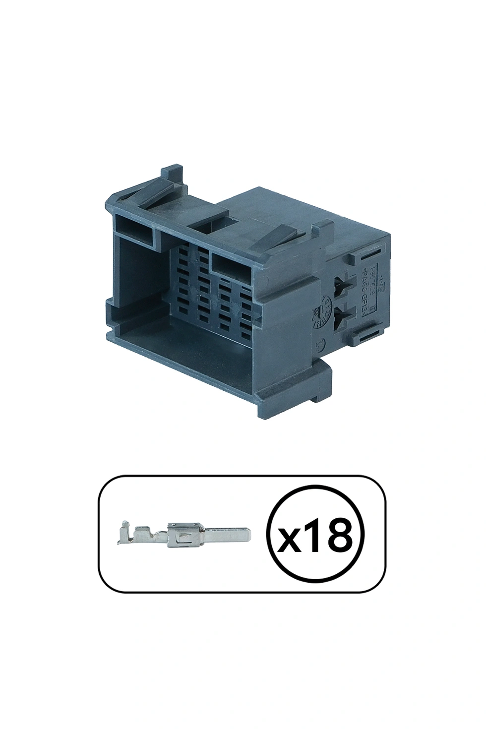 MCP 2.8 Dişi Konnektör 18 Pin Kablosuz