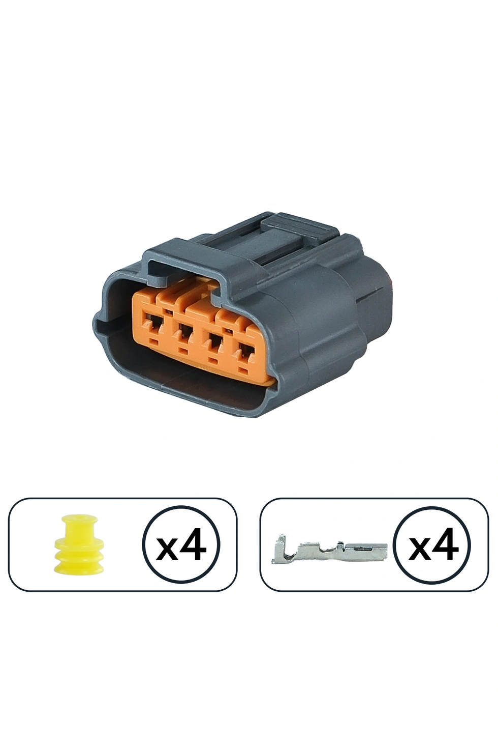 Mitsubishi Şarj Dinamosu Soketi 4 Pin