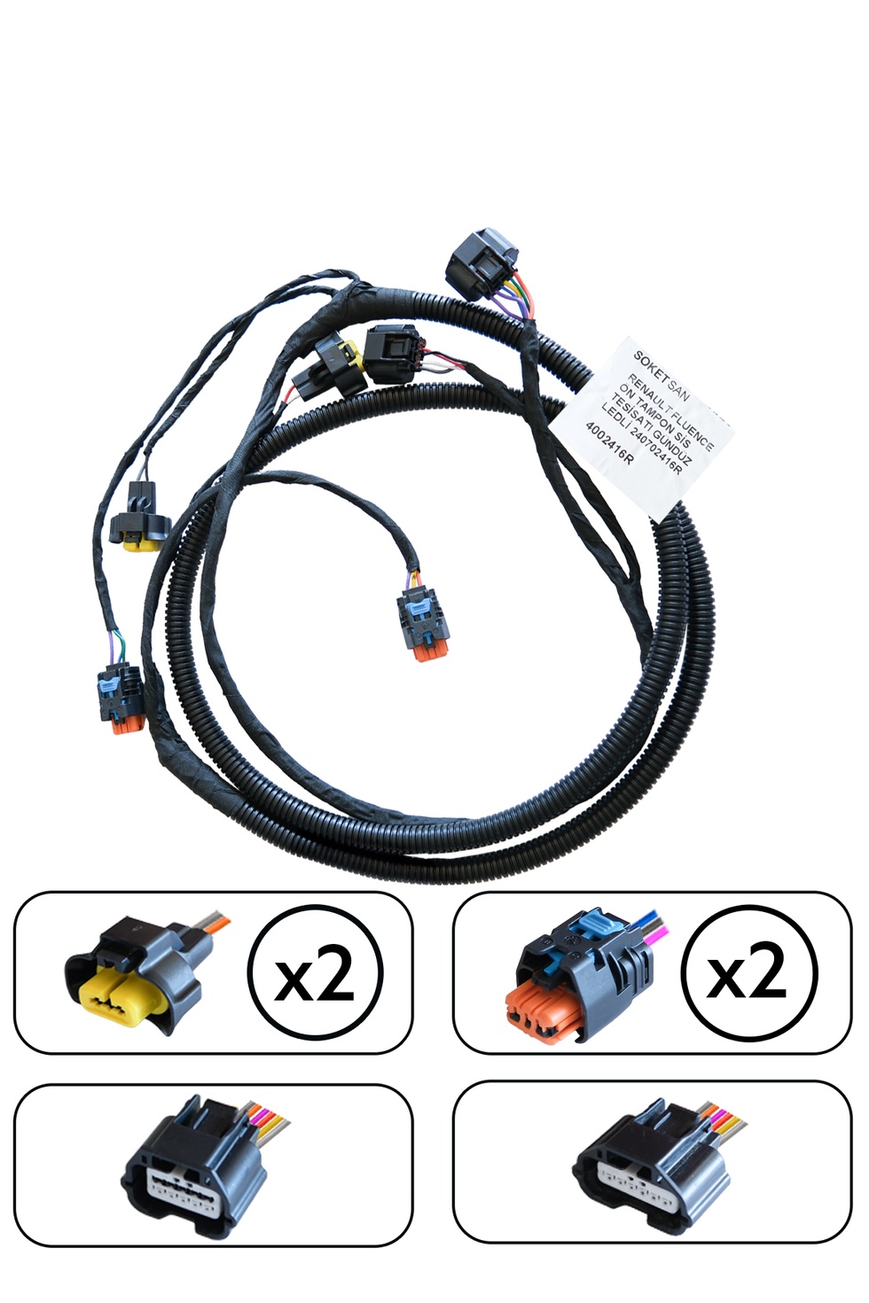 Renault Fluence Ön Tampon Sis Tesisatı Gündüz Ledli 240702416R