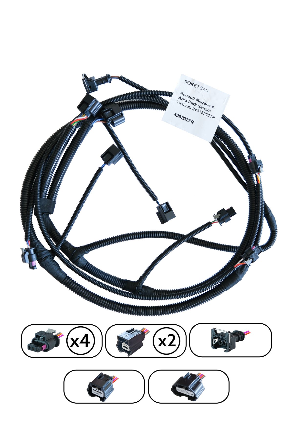 Soketsan Renault Megane 4 Arka Park Sensör Tesisatı 240152027R