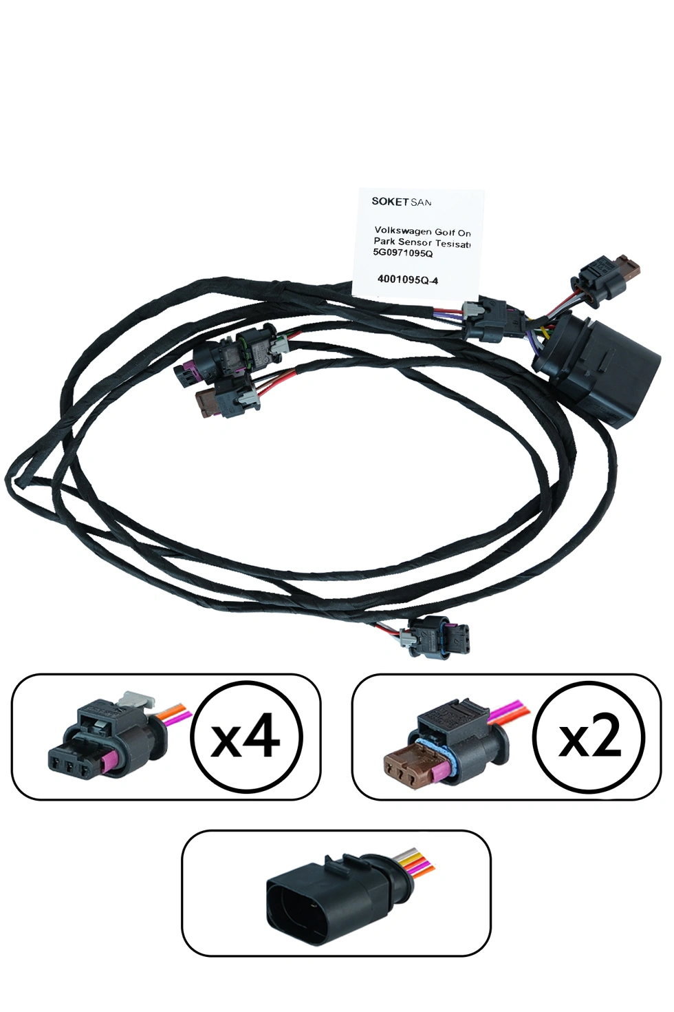 Volkswagen Golf Ön Park Sensör Tesisatı 5G0971095Q