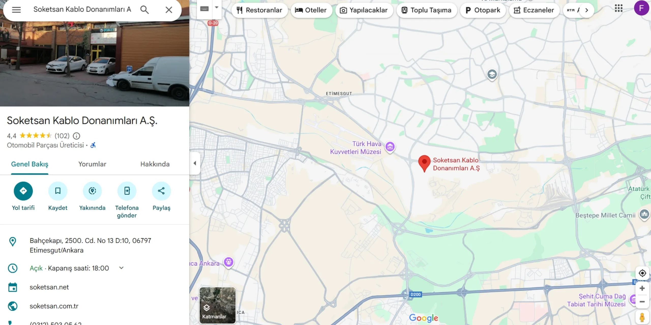 Ankara Şaşmaz Soket ve Araç Kablo Tesisatı – Soketsan