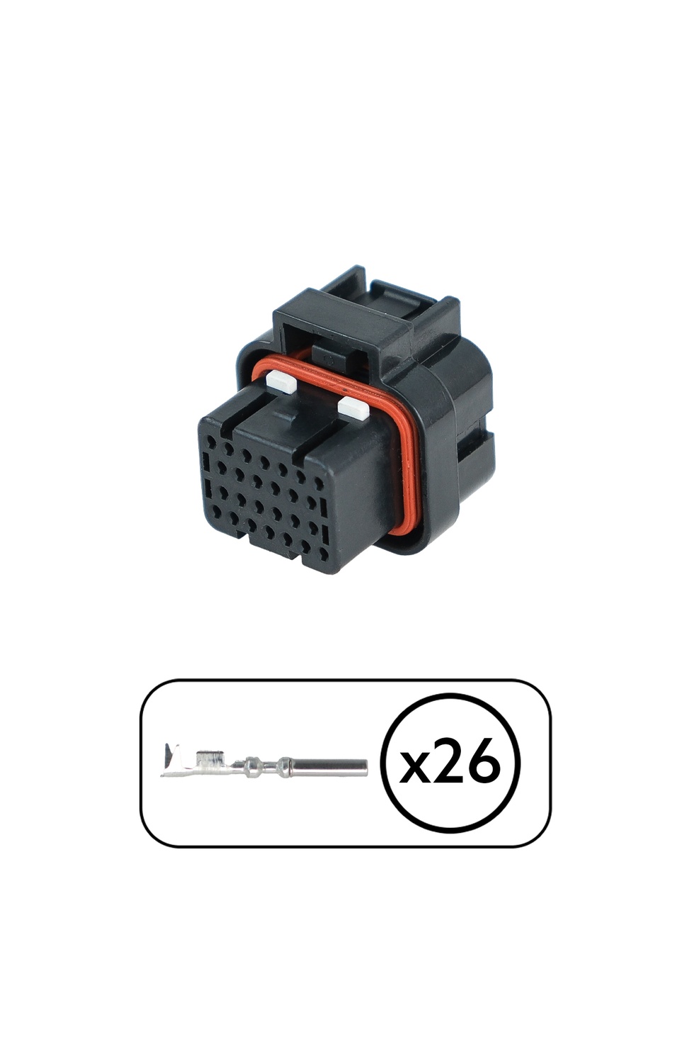 TE Çift Kanallı Konnektör 26 Pin Kablosuz