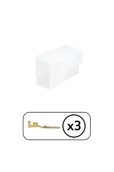 Dişi Soket 3 Pin Kablosuz