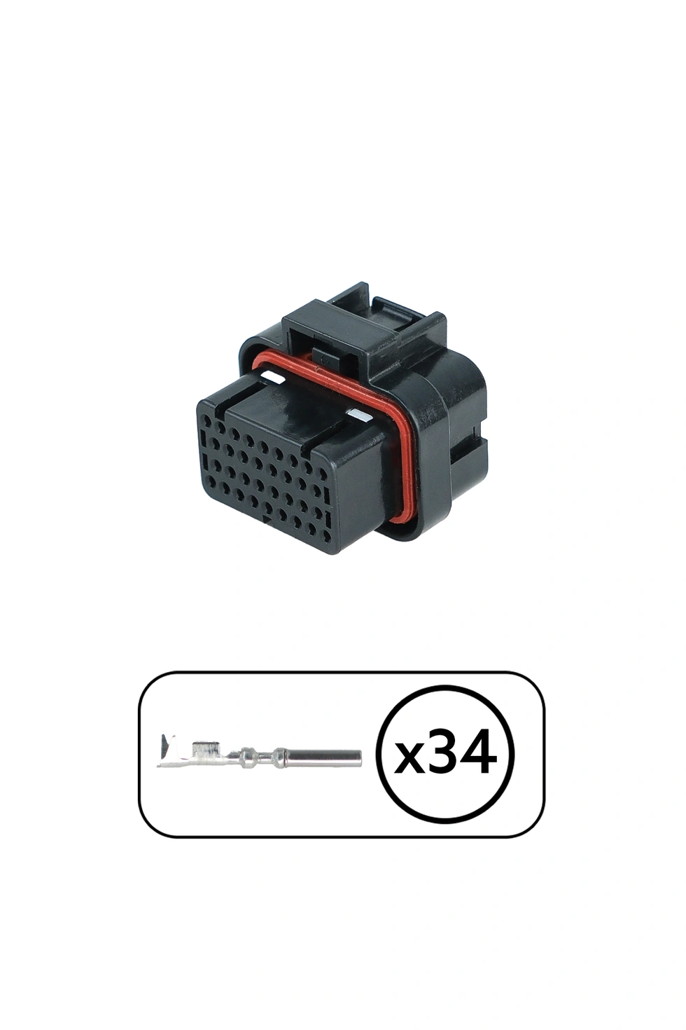 TE Tek Kanallı Konnektör 34 Pin Kablosuz