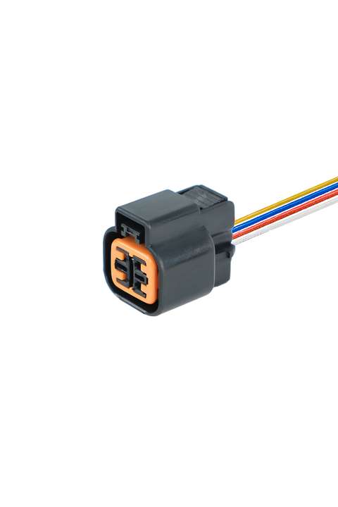 Boğaz Kelebeği Soketi Siyah 4 Pin Kablolu