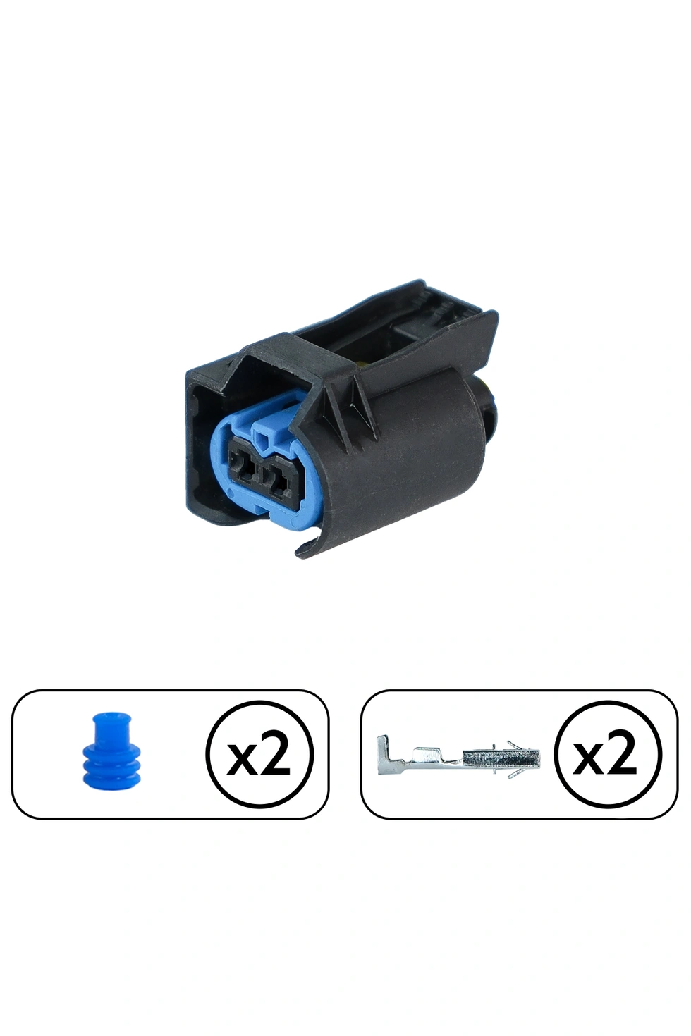 Mercedes Alternatör Soketi 2 Pin Kablosuz