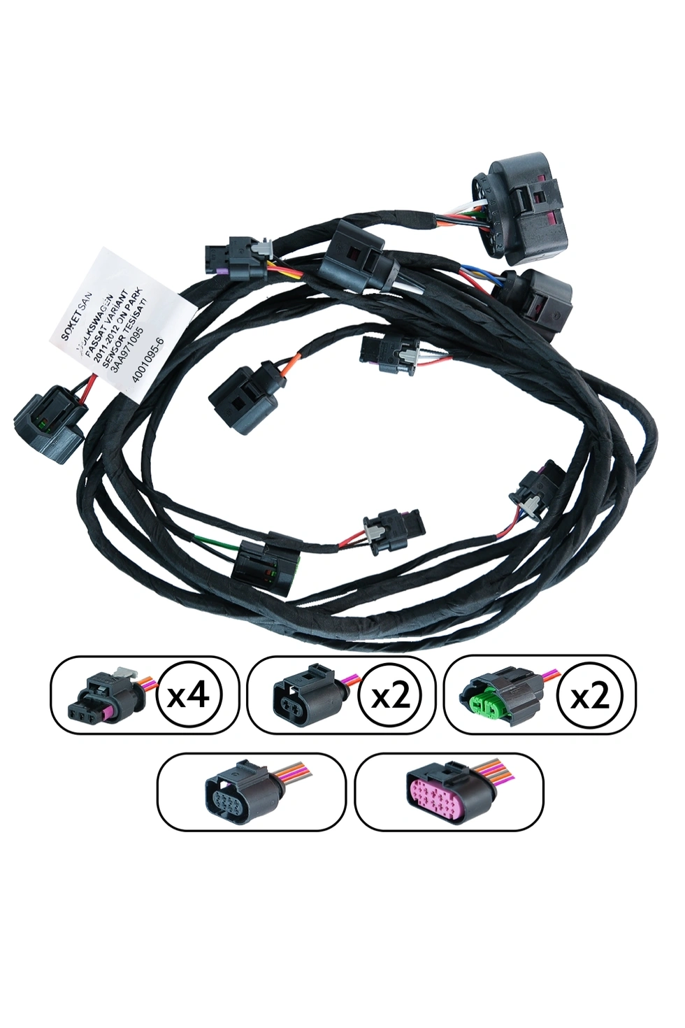 Volkswagen Passat 2011 Ön Park Sensör Tesisatı 3AA971095