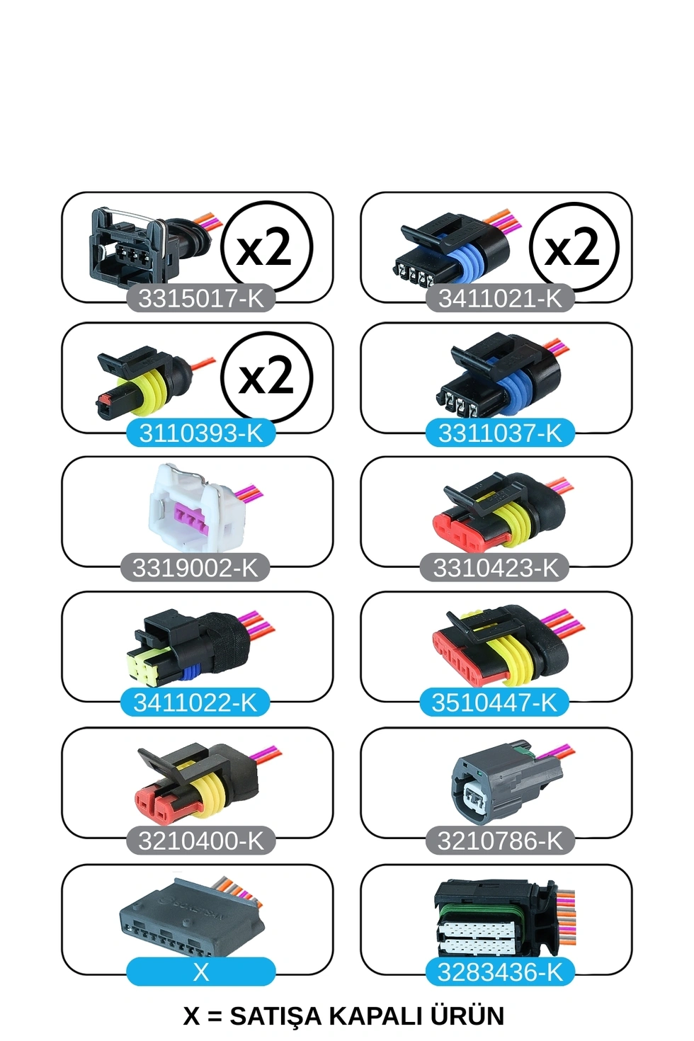 Fiat Marea 1.6 16V Motor Elektrik Tesisatı Yeni Tip (2002-2007)