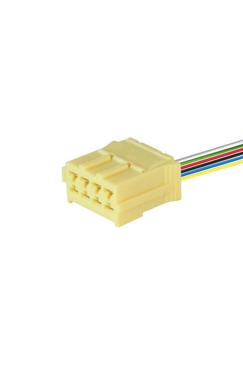 Takograf Soketi Sarı 8 Pin Kablolu