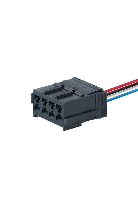 Takograf Soketi Siyah 8 Pin Kablolu