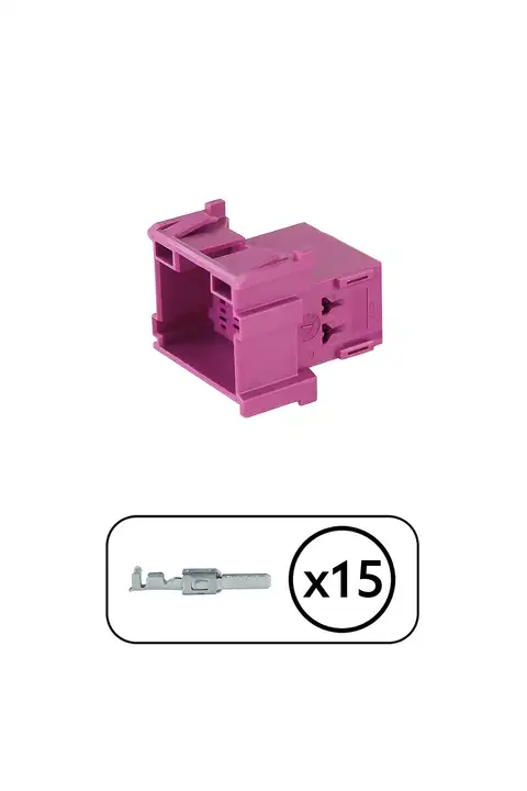 MCP 2.8 Konnektör Mor Dişi 15 Pin Kablosuz