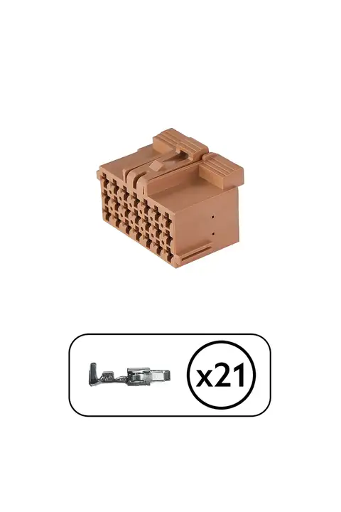 MCP 2.8 Konnektör Kahverengi 21 Pin Kablosuz