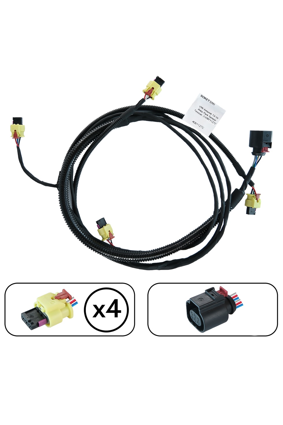 Volkswagen Amarok 13-16 Arka Park Sensör Tesisatı 2H0971127C