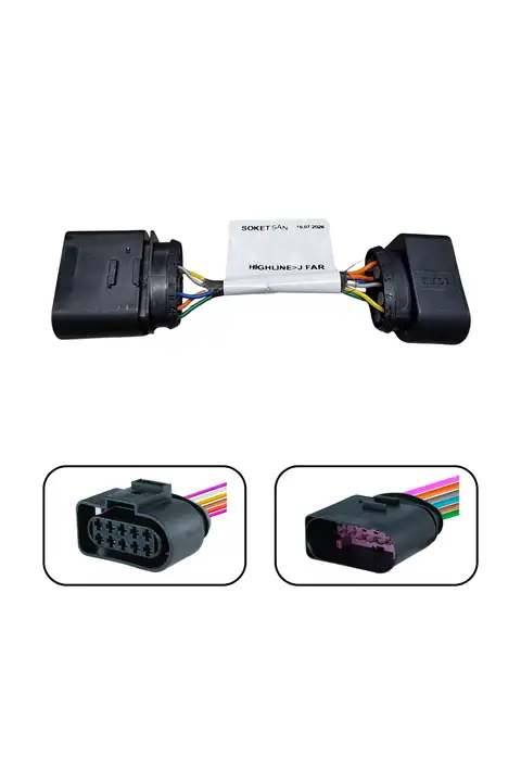Volkswagen Golf 7 Halojen > J Far Dönüştürücü Adaptör